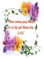 Bài giảng: Phòng tránh bị xâm hai