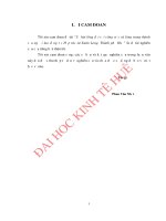 Sự hài lòng với công việc và lòng trung thành của người lao động tại hợp tác xã Xuân Long, Thành Phố Huế