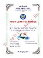 Ảnh hưởng của chất thải khu công nghiệp dịch vụ thủy sản đà nẵng đến đời sống người dân phường thọ quang, quận sơn trà, thành phố đà nẵng