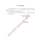 GIẢI PHÁP QUẢN lý rủi RO tín DỤNG tại NGÂN HÀNG đầu tư và PHÁT TRIỂN CHI NHÁNH THỪA THIÊN HUẾ 