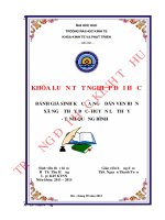 Đánh giá sinh kế của ngư dân ven biển xã ngư thủy bắc  huyện lệ thủy  tỉnh quảng bình 