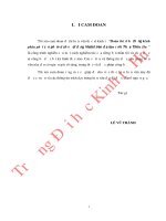 Hoàn thiện hệ thống kênh phân phối sản phẩm dịch vụ di động viettel trên địa bàn tỉnh thừa thiên huế 