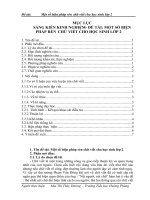 Sáng kiến kinh nghiệm  một số biện pháp rèn chữ viết cho học sinh lớp 2