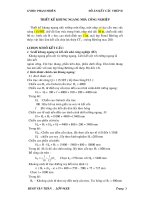Khóa luận thiết kế khung ngang nhà xưởng một tầng, một nhịp có hai cầu trục sức nâng 115 30t 