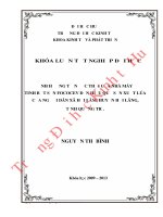 Ảnh hưởng từ nước thải của nhà máy tinh bột sắn FOCOCEV đến hiệu quả sản xuất lúa của người dân tại xã hải lâm, huyện hải lăng, tỉnh quảng trị 