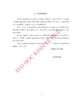 Chuyển dịch cơ cấu kinh tế ngành nông nghiệp huyện phú ninh, tỉnh quảng nam 