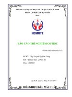 Le van ha báo cáo thí nghiệm cơ học