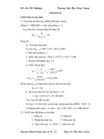 Tính toán cổng trục sức nâng q=20t phục vụ nhà máy thủy điện đrâyhơlinh 