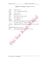 Nghiên cứu các yếu tố ảnh hưởng đến sự lựa chọn tour du lịch miền trung của khách quốc tế tại công ty trách nhiệm hữu hạn du lịch và thương mại á đông vidotour  chi nhánh thừa thiên huế 