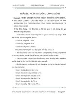 Khóa luận thiết kế , thi công cao ốc văn phòng vietcombank tower 23 tầng 2 tầng hầm 