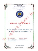 Hiệu quả kinh tế sản xuất cây hồ tiêu ở xã ia – hlốp, huyện chư sê, tỉnh gia lai 