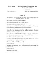 Thông tư 170/2016/TT-BTC về chế độ thu, nộp, quản lý và sử dụng phí, lệ phí trong hoạt động hóa chất