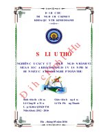 Nghiên cứu các yếu tố ảnh hưởng đến hành vi mua sẳm của khách hàng đối với sản phẩm điện máy của doanh nghiệp Toàn Thủy