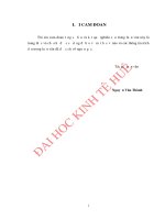 Đánh giá tình hình kinh doanh của các doanh nghiệp nhà nước sau khi cổ phần hoá trên địa bàn tỉnh thừa thiên huế 