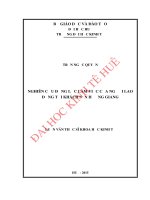 Nghiên cứu động lực làm việc của người lao động tại khách sạn hương giang 