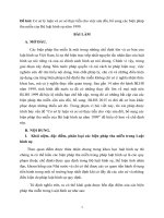Cơ sở lý luận và cơ sở thực tiễn cho việc sửa đổi, bổ sung các biện pháp tha miễn của Bộ luật hình sự năm 1999.