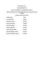 báo các đánh giá  tác động môi trường nhà máy xi măng