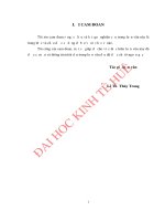 Các nhân tố ảnh hưởng đến lòng trung thành của người lao động tại công ty may scavi   huế 