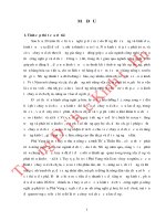 Chuyển dịch cơ cấu lao động trong tiến trình công nghiệp hóa, hiện đại hóa ở huyện phú vang, tỉnh thừa thiên huế 