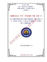 Giải pháp hoàn thiện quy trình kế hoạch đầu tư xây dựng hạ tầng viễn thông tại VNPT thừa thiên huế 