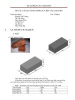 Tiểu luận các sự cố hư hỏng của kết cấu gạch đá 