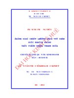 Đánh giá chất lượng dịch vụ chăm sóc khách hàng tại viễn thông thanh hóa 