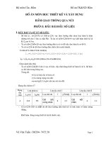 Khóa luận thiết kế và xây dựng hầm giao thông qua núi 