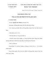 sáng kiến nâng cao hiệu quả công tác xóa đói, giảm nghèo 