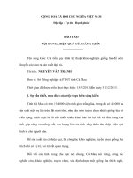 sáng kiến cải tiến quy trình kỹ thuật khảo nghiệm giống lúa để sớm khuyến cáo đưa ra sản xuất đại trà 