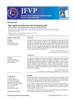 Định nghĩa và phân loại mới về tăng áp phổi 