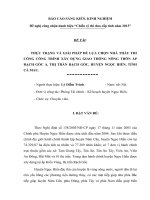 Sáng kiến thực trạng và giải pháp để lựa chọn nhà thầu thi công công trình xây dựng giao thông nông thôn ấp rạch gốc a, thị trấn rạch gốc, huyện ngọc hiển, tỉnh cà mau 