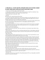 các dự án nhỏ về phổ biến pháp luật