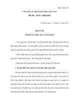 sáng kiến quyết định về việc ban hành quy chế quy định trình tự phối hợp, thẩm quyền và trách nhiệm trong xác định giá đất đối với các trường hợp cho thuê đất, giao đất có thu tiền sử dụng đất trên địa 