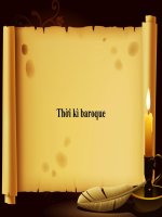 powerpoint thời kì baroque