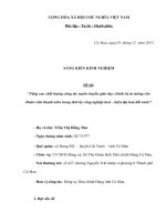 sáng kiến nâng cao chất lượng công tác tuyên truyền giáo dục chính trị tư tưởng cho đoàn viên thanh niên trong thời kỳ công nghiệp hoá – hiện đại hoá đất nước 