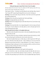 Những nội dung quan trọng để làm tốt môn Toán trắc nghiệm