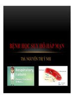 Bệnh học suy hô hấp mạn 