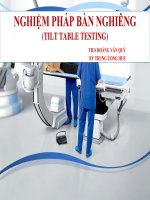 Nghiệm pháp bàn nghiêng   ths hoàng văn quý 