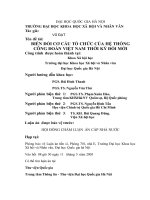 Biến đổi cơ cấu tổ chức của hệ thống công đoàn việt nam thời kỳ đổi mới 