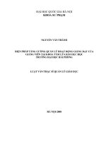 Biện pháp tăng cường quản lý hoạt động giảng dạy của giảng viên tại khoa tâm lý   giáo dục học trường đại học hải phòng 