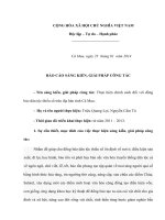 sáng kiến thực hiện chính sách đối với đồng bào dân tộc thiểu số trên địa bàn tỉnh cà mau 