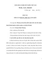 sáng kiến phương án làm đầu mối để phát triển việc liên doanh, liên kết kinh doanh các dịch vụ phục vụ du lịch, lữ hành 