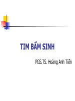 bài giảng tim bẩm sinh hoàng anh tiến 