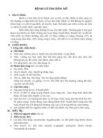 các bệnh về cơ tim ( dãn nở, phì đại) bệnh thấp và điều trị cơn tím 