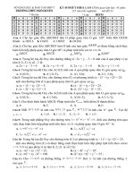 de kiem tra trac nghiem toan hinh 11 chuong 1