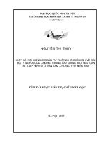 Một số nội dung cơ bản tư tưởng hồ chí minh về cán bộ  ý nghĩa của chúng trong xây dựng đội ngũ cán bộ cấp huyện ở văn lâm   hưng yên hiện nay 