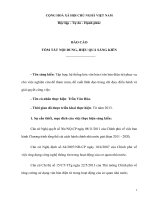 sáng kiến tập hợp, hệ thống hóa văn bản (văn bản điện tử) phục vụ cho việc nghiên cứu để tham mưu, đề xuất lãnh đạo trong chỉ đạo, điều hành và giải quyết công việc 