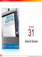 Lecture Medical assisting: Administrative and clinical procedures with anatomy and physiology (4e) – Chapter 31