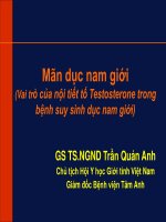 Mãn dục nam giới   GS trần quán anh 