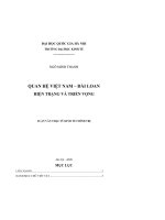 Quan hệ kinh tế việt nam   đài loan hiện trạng và triển vọng 
